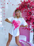 "Broken heart KX80" T-krekls - balts